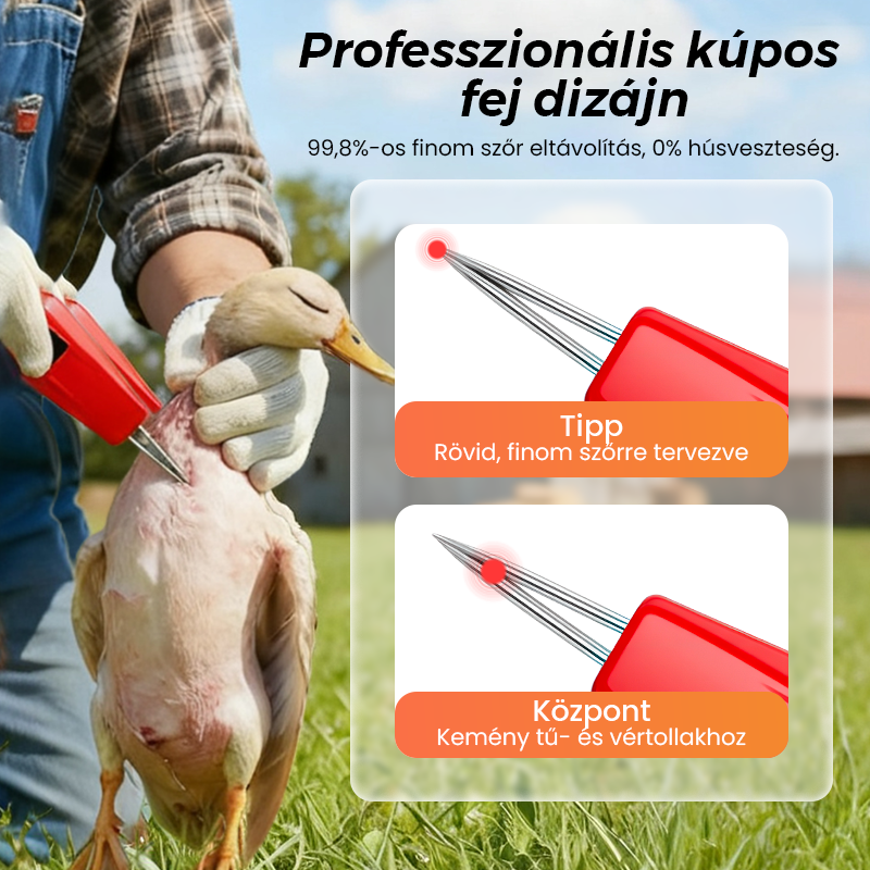 🔥🐓 Elektromos baromfi tolltépő gép – Egyszerű tolltépés, idő- és energiamegtakarítás! 👨‍🍳💕