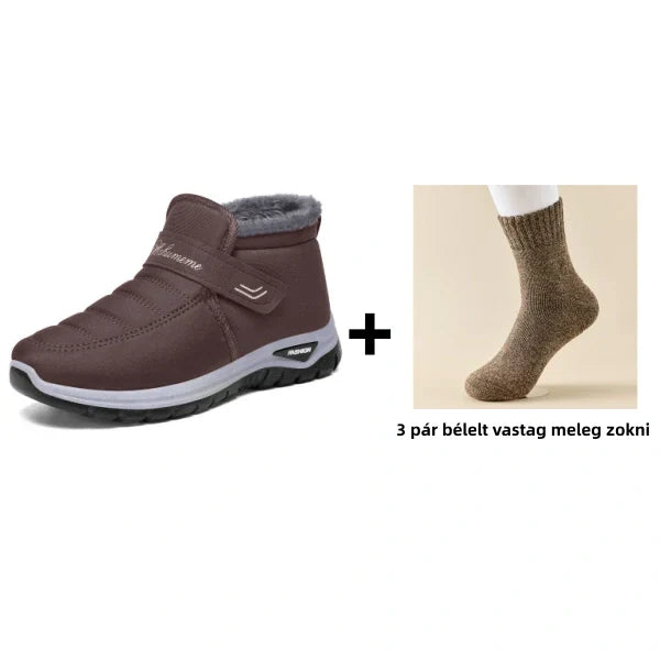 💫 Új termékek 50% OFF korlátozott ideig 🔥 Unisex, gyapjúval bélelt téli hócsizmák