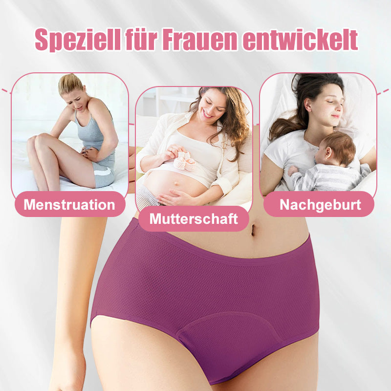 (L-8XL)🌸Kup 2, a 1 dostaniesz gratis🔥Damska bielizna z wysokim stanem i zabezpieczeniem przed przeciekaniem👙