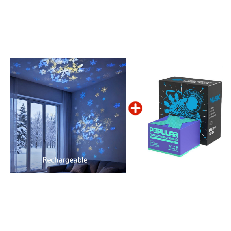 ✨Dinamikusan forgó LED projektor lámpa