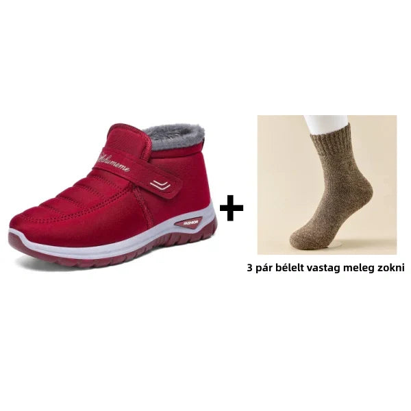 💫 Új termékek 50% OFF korlátozott ideig 🔥 Unisex, gyapjúval bélelt téli hócsizmák