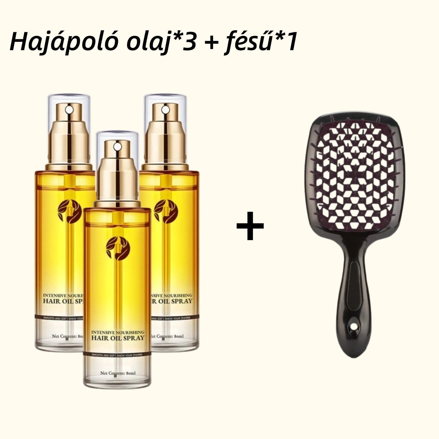 💁‍♀️✨Hajolaj-szérum spray göndör hajra ✨💆‍♀️Könnyű 3 az 1-ben kezelő spray