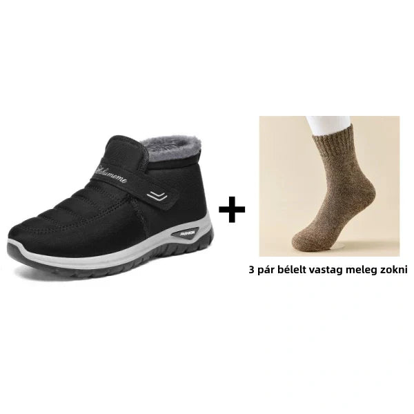 💫 Új termékek 50% OFF korlátozott ideig 🔥 Unisex, gyapjúval bélelt téli hócsizmák