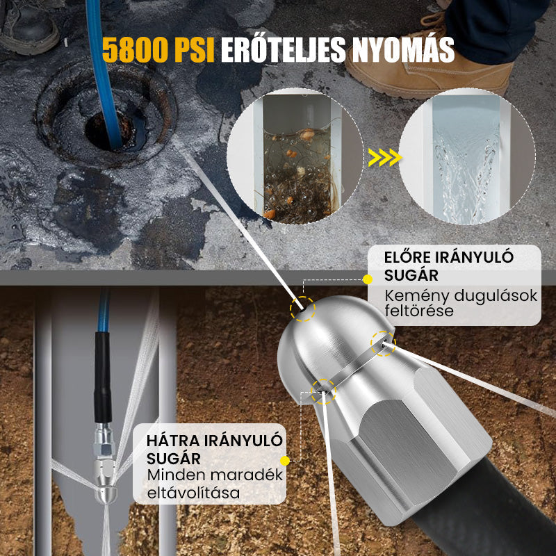 🔧 Csőtisztító készlet