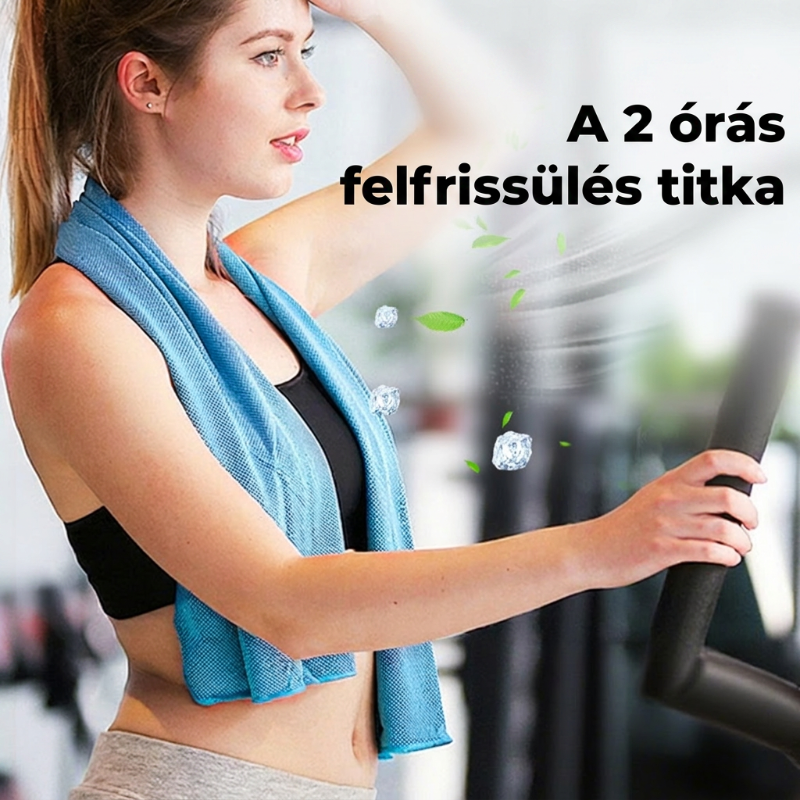 ❄️ Maradjon hűvösen azonnal bárhol – Azonnali hűsítő törölköző (hordozható, összecsukható, többfunkciós)  🌞