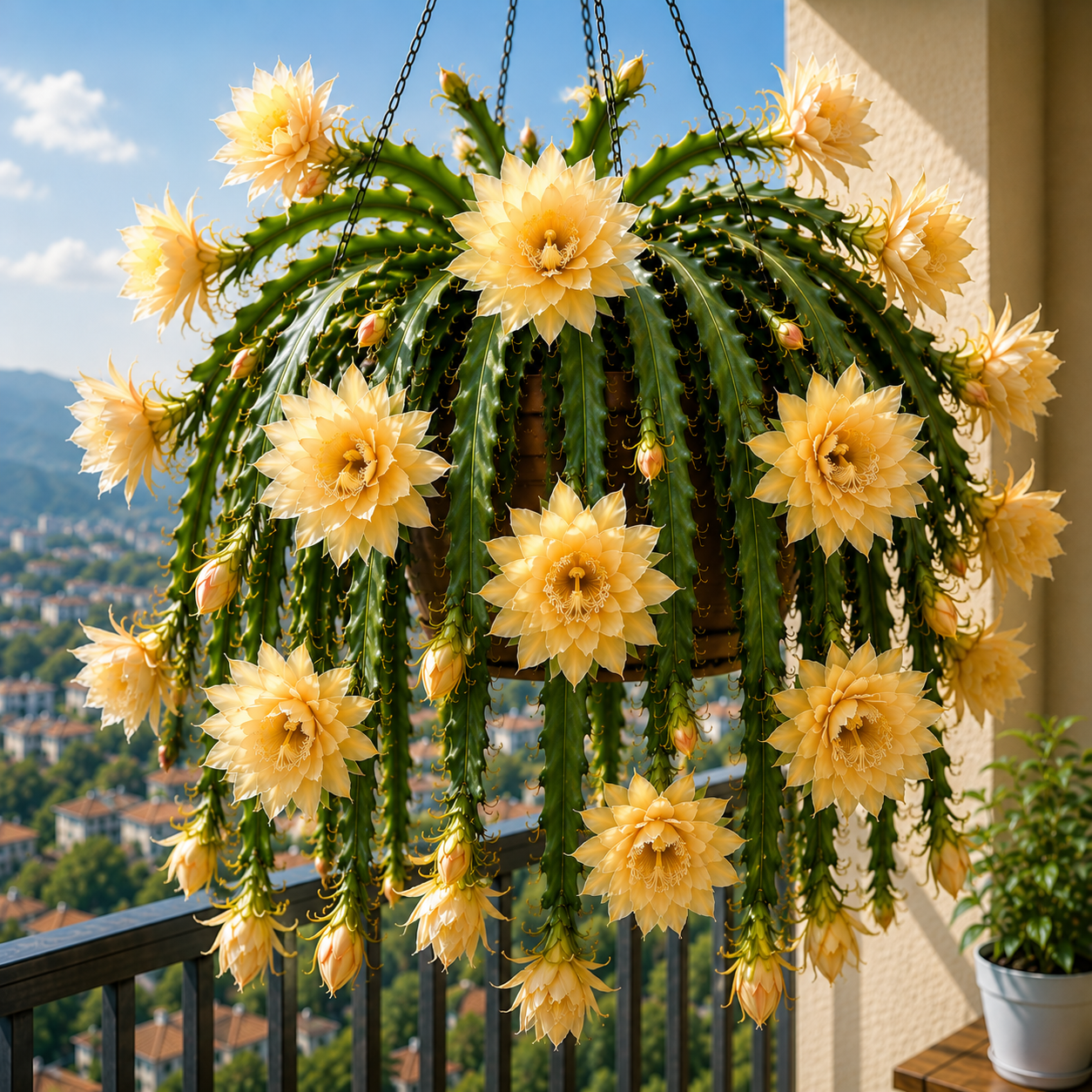 💫 Ritka Epiphyllum orchideakaktusz 🌸 A ritka virág, amelyet mindenki megcsodál