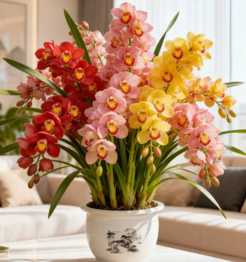 👑 Az orchideák királynője — Tartós Cymbidium hagymák