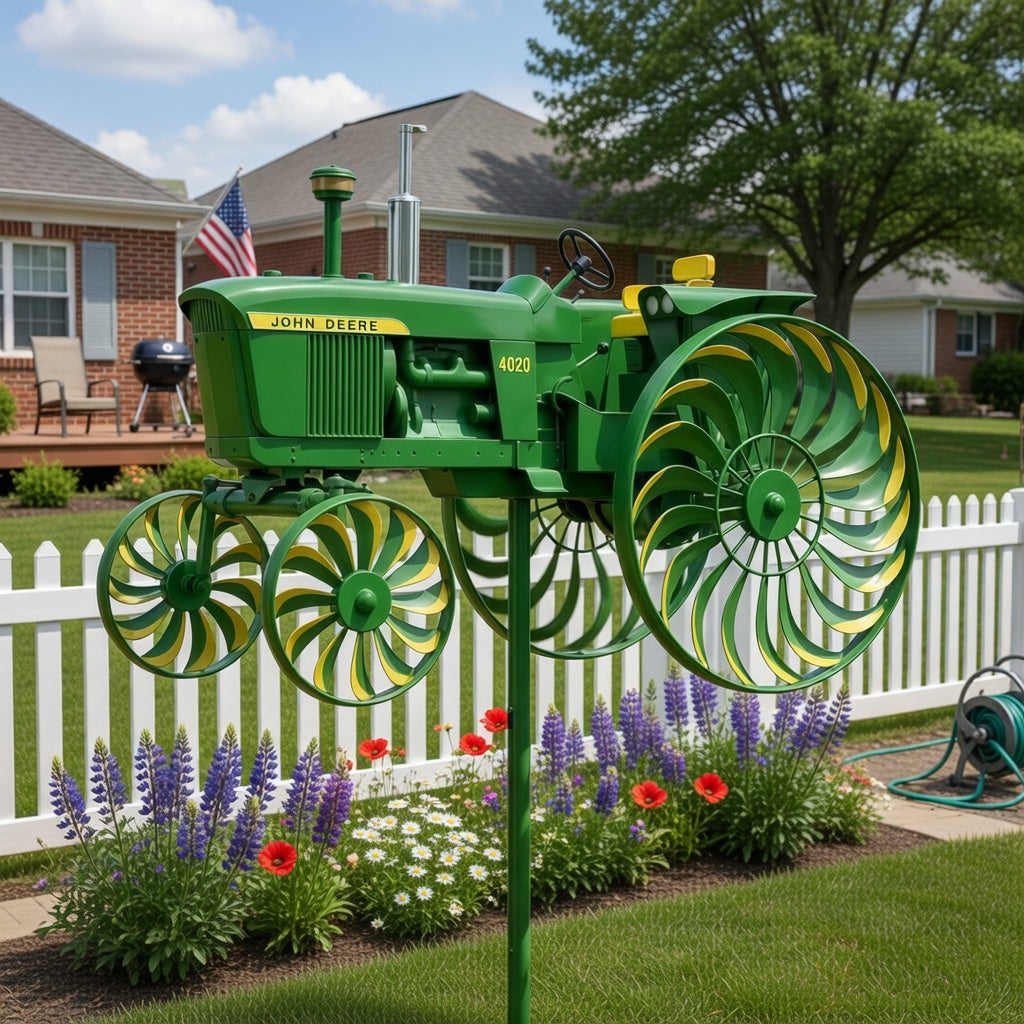 John Deere kerti szélmalom