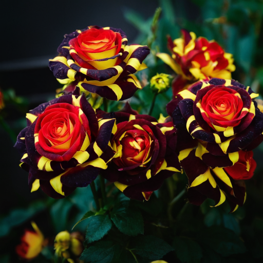 Rzadka róża "Firebird" - Love Flower