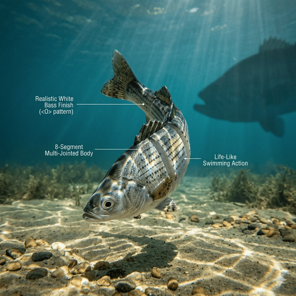 🌊Urald a vizet: Ozark Trail 5 hüvelykes, többrészes úszócsali fehér sügérre🐟