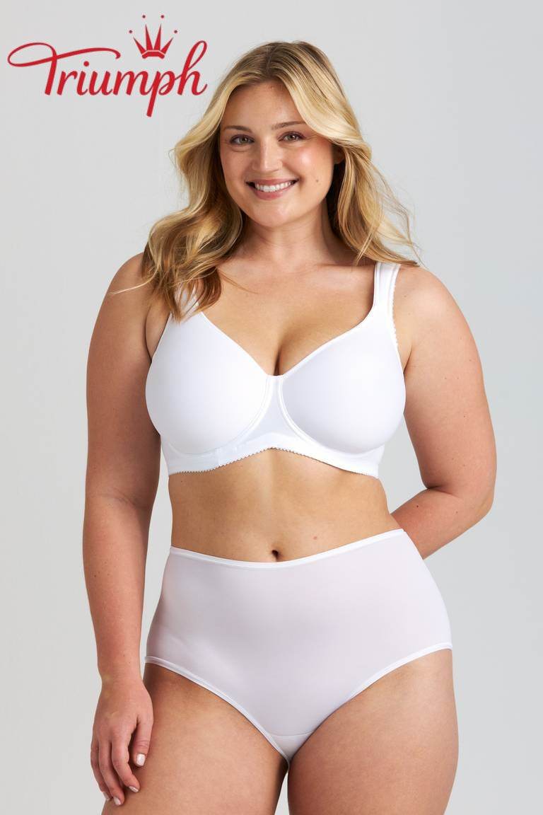 Triumph® 4 részes szett 🥰 A kényelmes melltartó tiszta pamutból készült, és nagyobb mellmérettel rendelkező nők számára alkalmas.