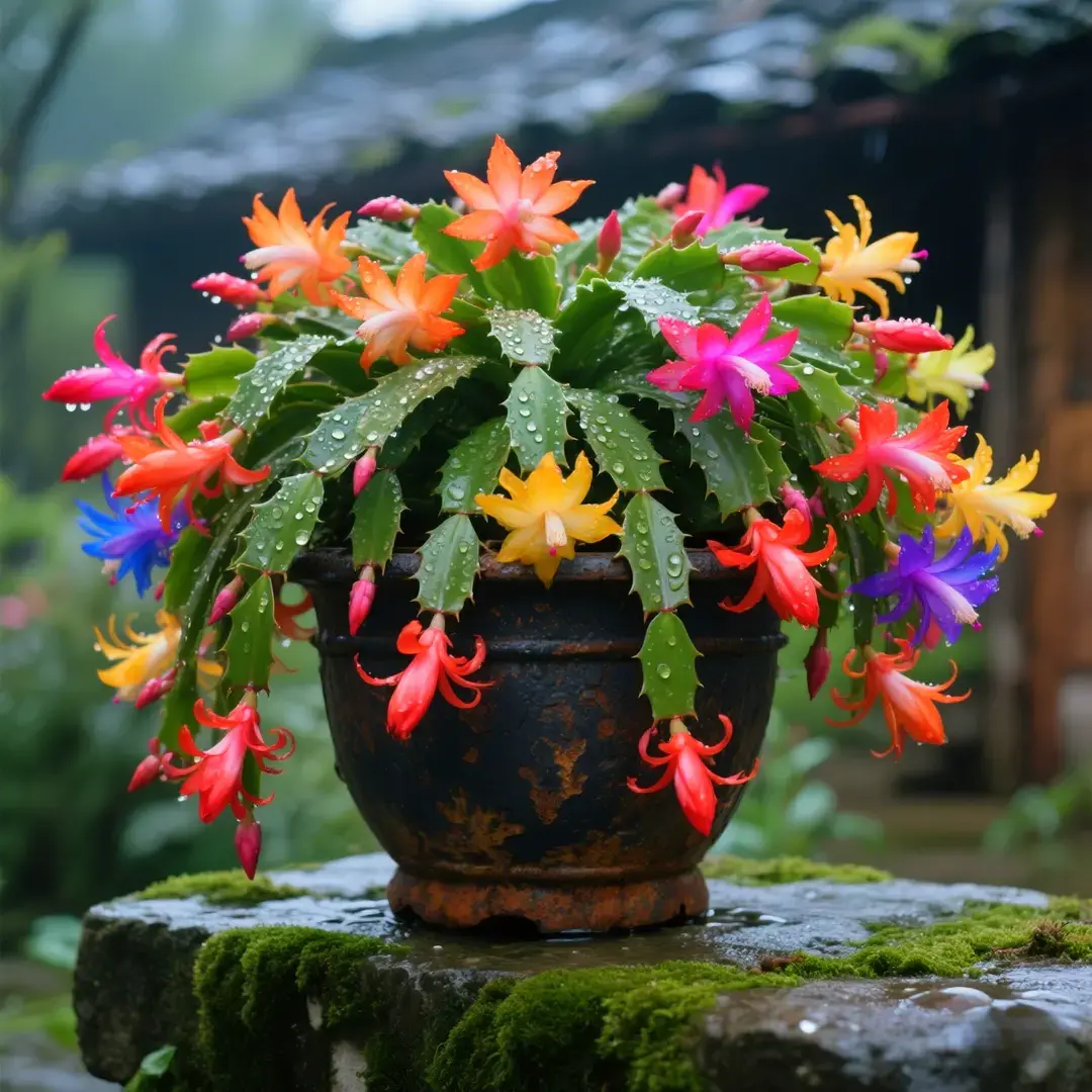 🦀Keverős színű Schlumbergera hagymák – Könnyen kezelhető virágok minden árnyalatban, még télen is ❄️🌈