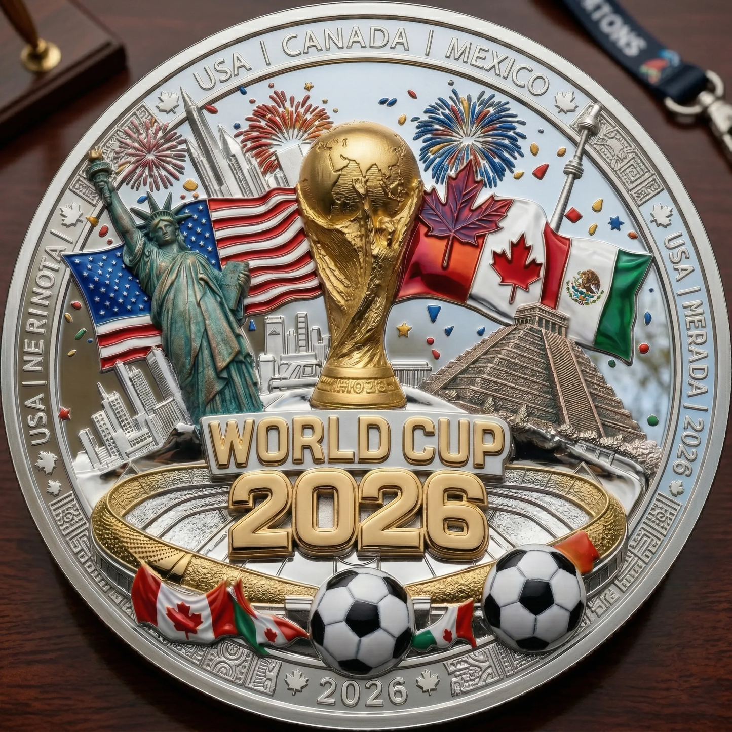 ⚽2026-os Legacy Világkupa Kihívás Érme🏆 ★LIMITÁLT KIADÁS • CSAK 2026 DARAB ELÉRHETŐ★
