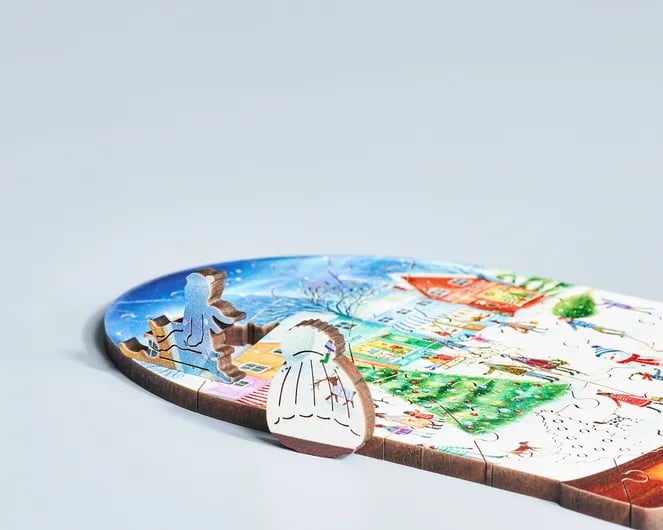 🏆Wyprzedaż Błyskawiczna⚡ SPRZEDANO PONAD 50 000 SZTUK! Prawie wyprzedane – 💥🧩 Kalendarz adwentowy z puzzlami „24 dni świąt”, najlepsze prezenty