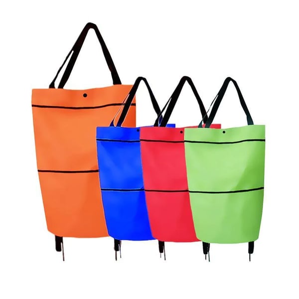 🛍️✨ Átalakítható bevásárlótáska – elrejti a kerekeket, 20 kg-ot bír, cipzárral bővíthető!