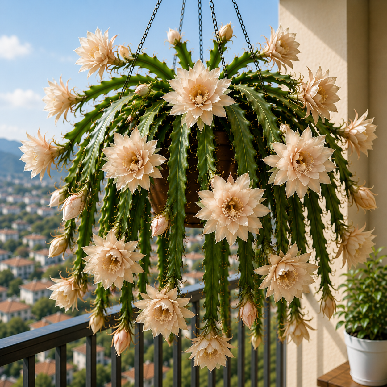 💫 Ritka Epiphyllum orchideakaktusz 🌸 A ritka virág, amelyet mindenki megcsodál