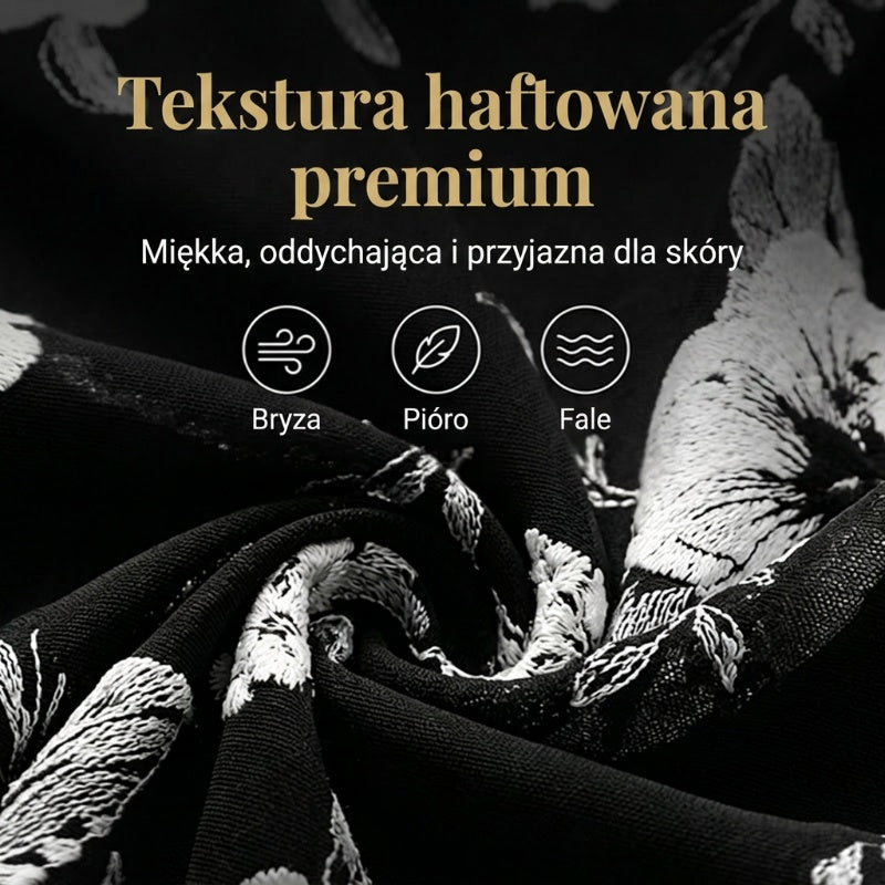 Elegáns női sifon ruha virágmintával