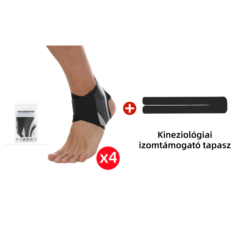 💨1+1 INGYEN🦵 Legkelendőbb boka rögzítő – Y‑alakú stabilitás, légáteresztő anyag, könnyű, nyitott sarok kivitel, biztonságos illeszkedés
