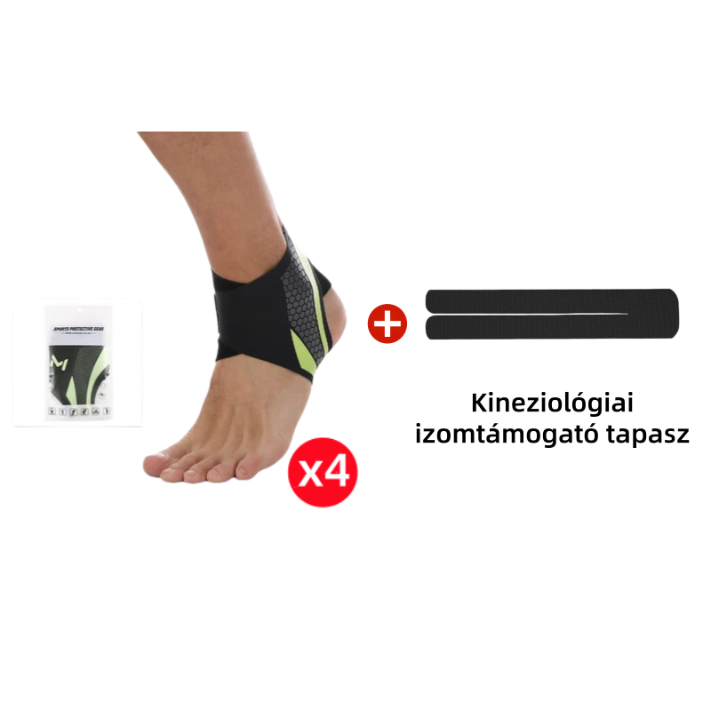 💨1+1 INGYEN🦵 Legkelendőbb boka rögzítő – Y‑alakú stabilitás, légáteresztő anyag, könnyű, nyitott sarok kivitel, biztonságos illeszkedés