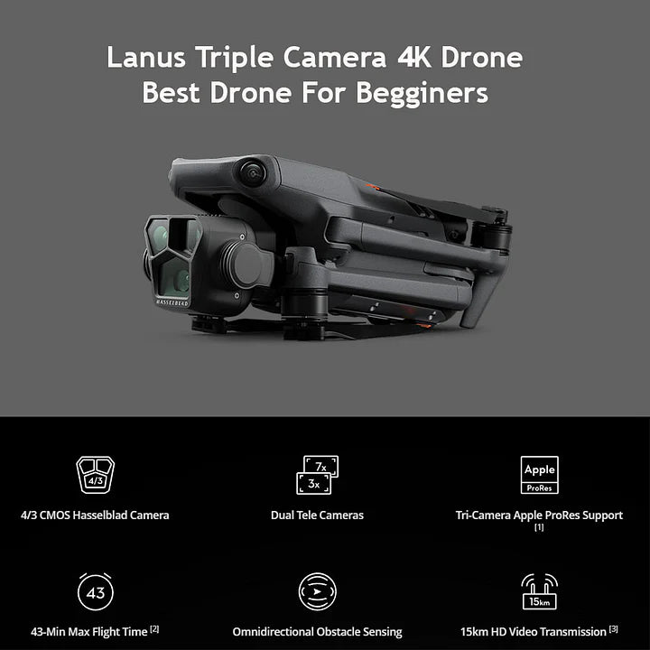 ❄🎄Oferta specjalna na rok 2025⛄🔔 Dron z kamerą 4K dla dorosłych, quadrocopter HS175D RC z automatycznym powrotem, funkcją Follow Me, silnikiem bezszczotkowym, lotem okrężnym, punktami trasy, utrzymywaniem wysokości, trybem bezgłowym, 28 minutami lotu! !