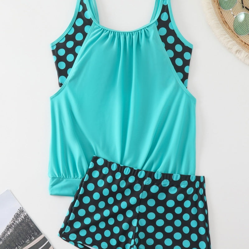 🥳SUMMER HOT SALE🥳💞50K+ SOLD!💥50% OFF! 🔥Women’s Polka Dot Two-Piece Swimsuit🌊✨