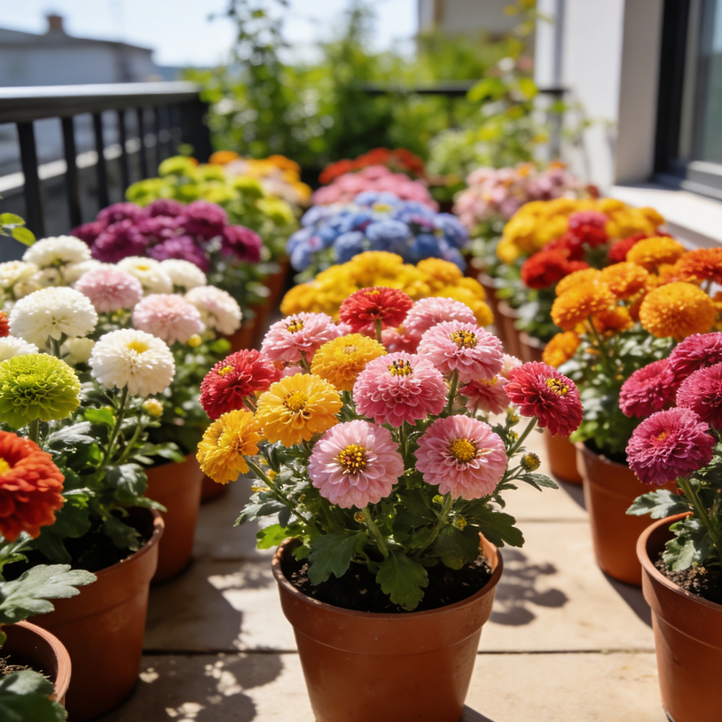 🏵️ Színes krizantémmagok – mint élő pingponglabdák a kertedben!