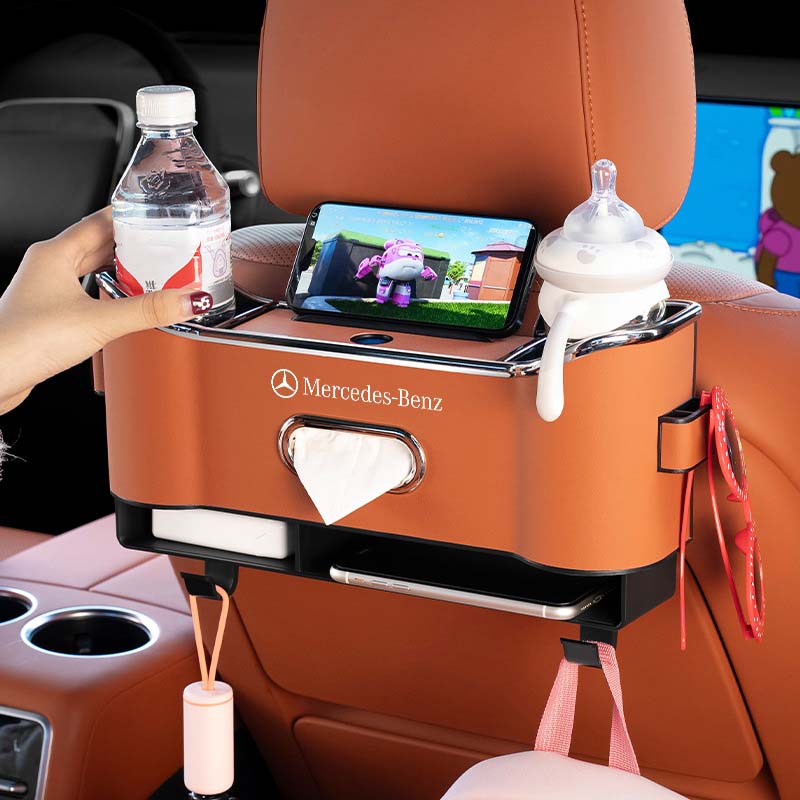 Wielofunkcyjny schowek na oparcie fotela samochodowego