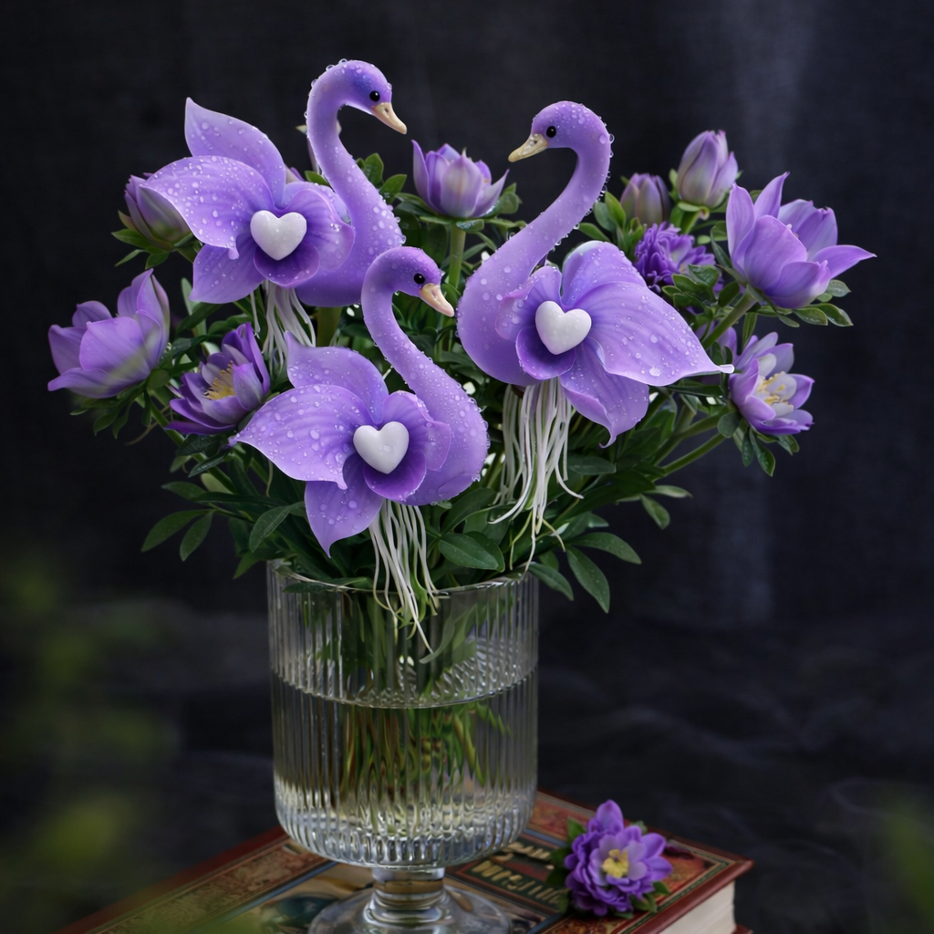 🔥 Tavaszi akció -50 %! ✨ Bűbájos „Purple Swan Blossom” virágok – egyedülálló szépség a kertednek