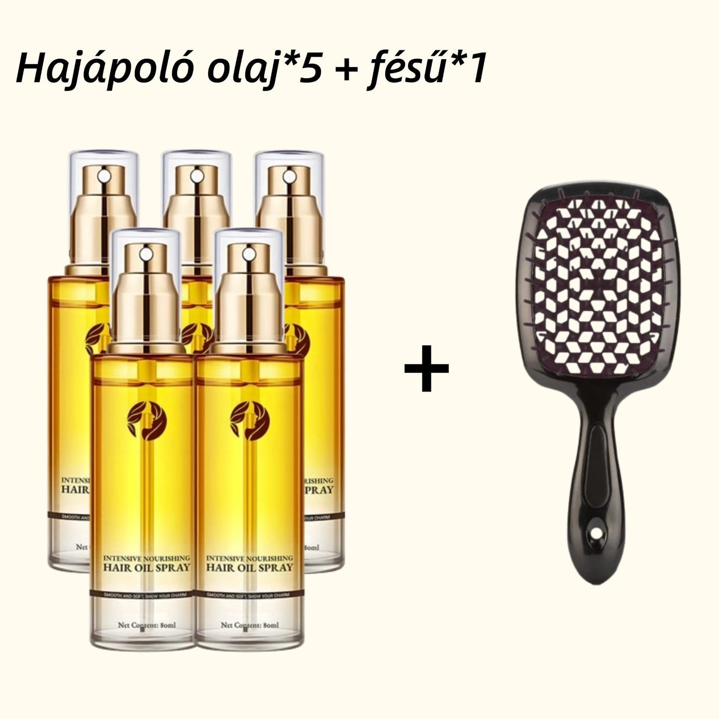 💁‍♀️✨Hajolaj-szérum spray göndör hajra ✨💆‍♀️Könnyű 3 az 1-ben kezelő spray