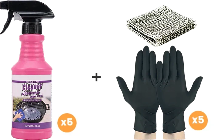 🔥2+1 ingyen🔥Gyorsan ható, nagy teljesítményű grillzsír-eltávolító spray🍢💦