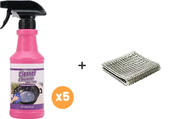 🔥2+1 ingyen🔥Gyorsan ható, nagy teljesítményű grillzsír-eltávolító spray🍢💦