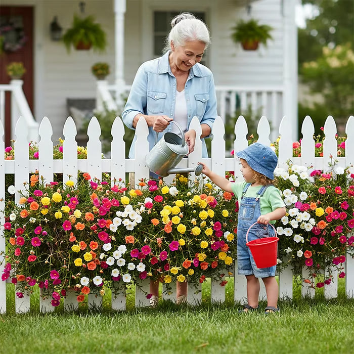 💫🌸KUP 1, DOSTAŃ 1 GRATIS | Moss Rose🌿Nasiona kwiatów wieloletnich z suplementem wspomagającym wzrost roślin