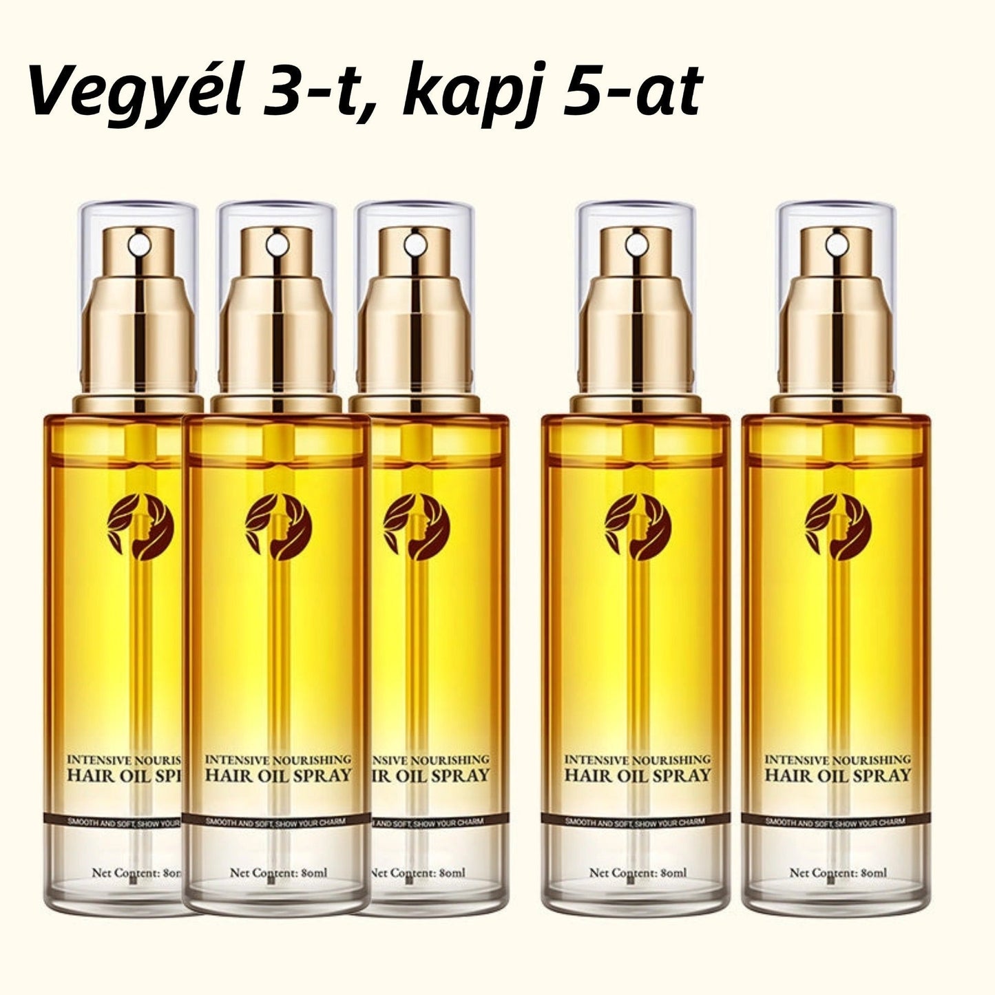 💁‍♀️✨Hajolaj-szérum spray göndör hajra ✨💆‍♀️Könnyű 3 az 1-ben kezelő spray