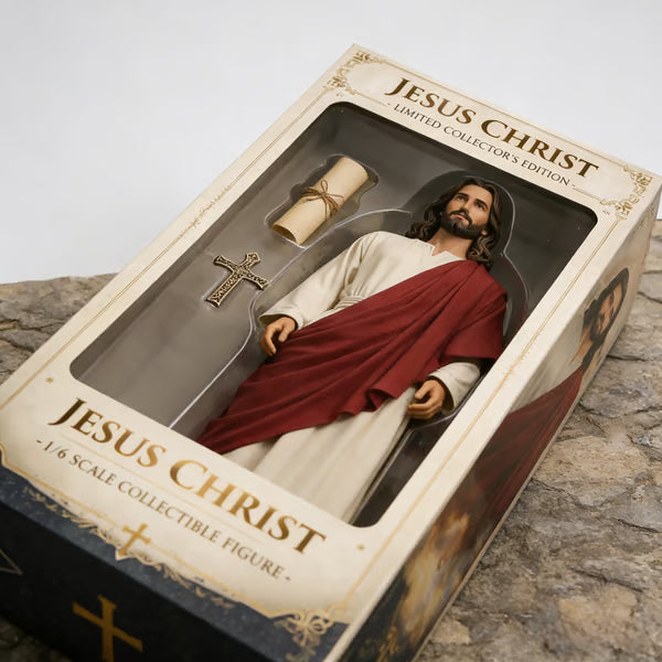(🎁Utolsó nap 50% kedvezmény)🙏✝️Jézus Krisztus limitált gyűjtői kiadású figura 1/6 méretarányban