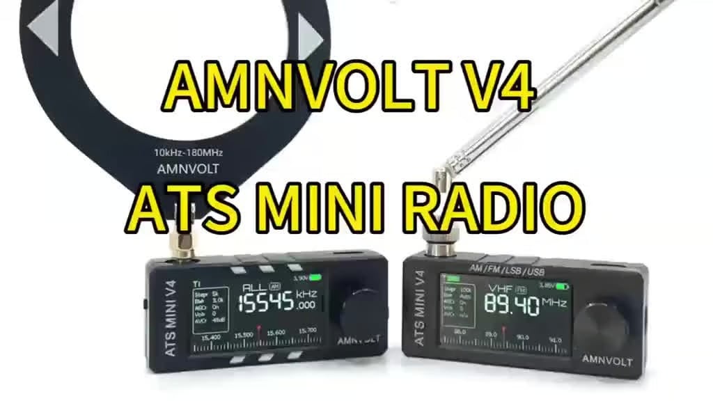 📻Frissített ATS Mini V4 Si4732 minden sávú DSP rádióvevő