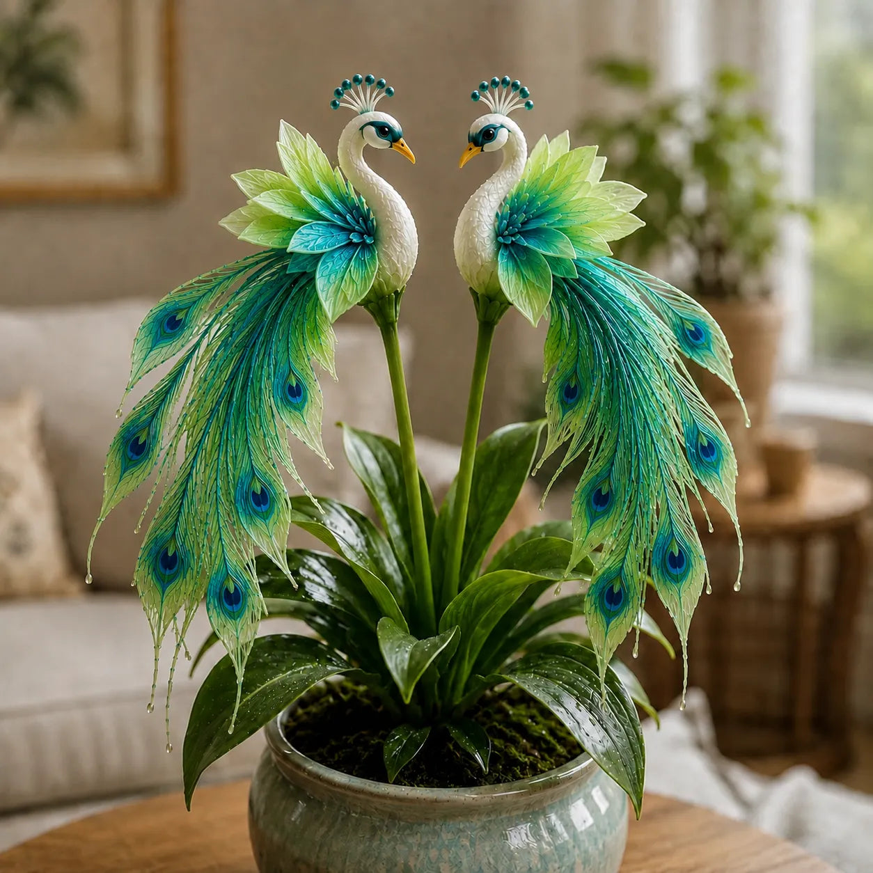 🦚 Pávaorchidea hagymák – Élő ékszer ✨