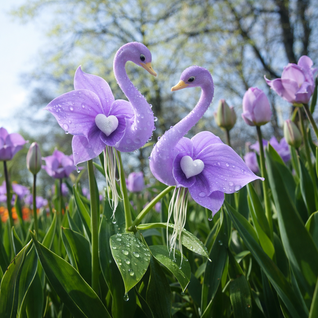 🔥 Tavaszi akció -50 %! ✨ Bűbájos „Purple Swan Blossom” virágok – egyedülálló szépség a kertednek