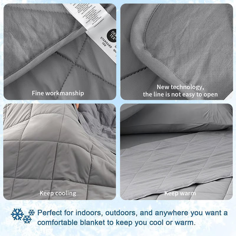 ❄️Breathable Nyomtatott mosható nyári hűsítő paplan💤