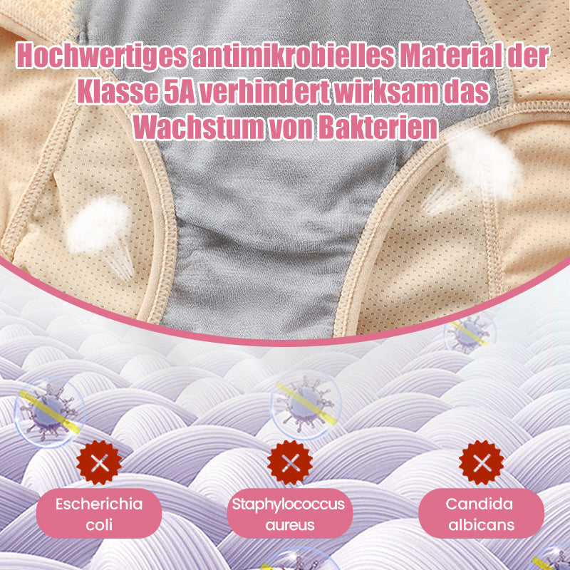 (L-8XL)🌸Kup 2, a 1 dostaniesz gratis🔥Damska bielizna z wysokim stanem i zabezpieczeniem przed przeciekaniem👙