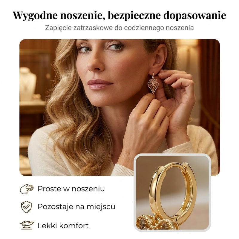 ✨ Błyszczące kolczyki w serduszka – eleganckie i na każdą okazję