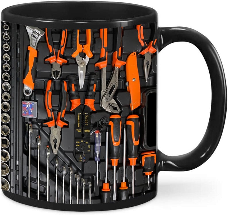 ⚡WYPRZEDAŻ CYBER MONDAY🔧⚡Kubek Mechanic Toolbox🍵