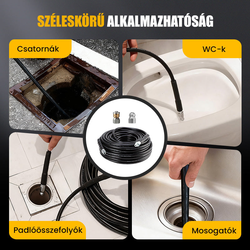 🔧 Csőtisztító készlet