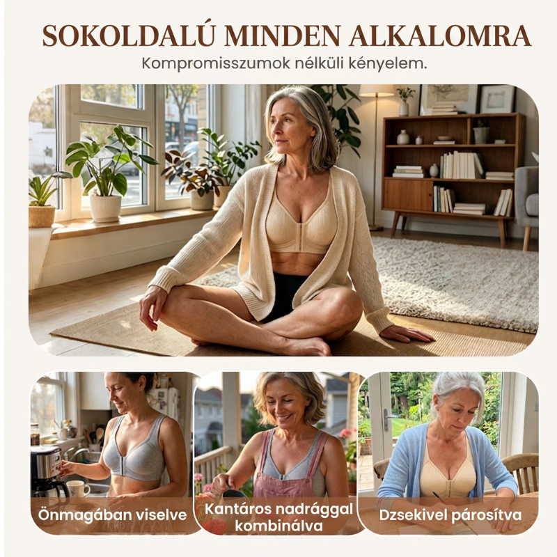 【✨1 + 1 ingyen - 2 db】2026-os új modell: elölcsatos melltartó | Vékony, formáló, merevítő nélküli 👙