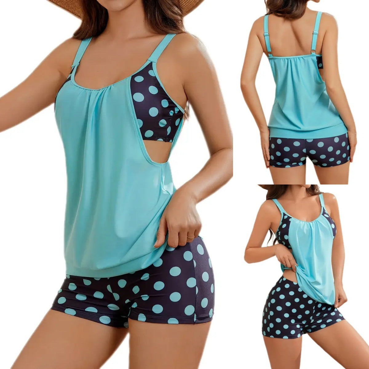 🥳SUMMER HOT SALE🥳💞50K+ SOLD!💥50% OFF! 🔥Women’s Polka Dot Two-Piece Swimsuit🌊✨