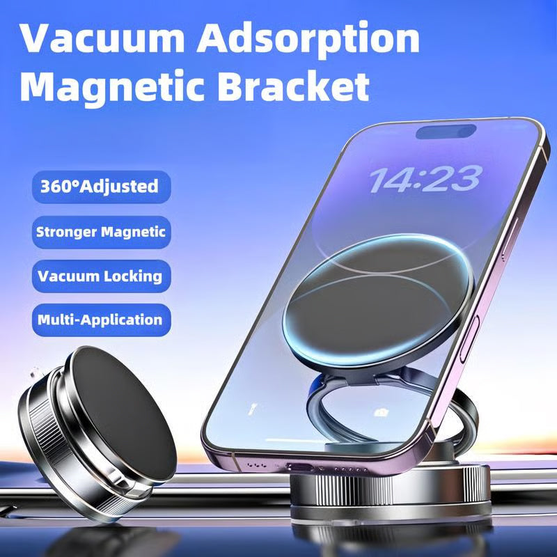 🔥Kup więcej, zaoszczędź więcej🔄360° Regulowany magnetyczny uchwyt próżniowy na telefon📱🚗