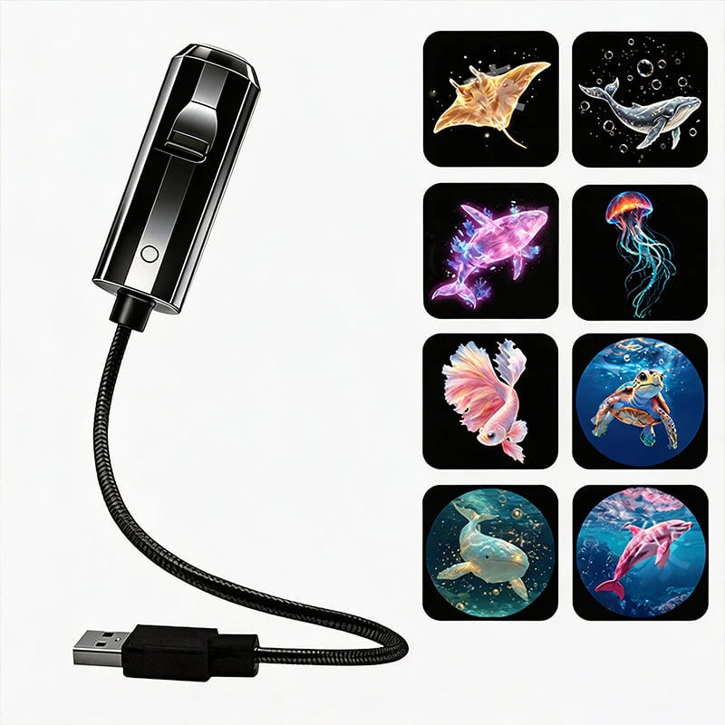 USB Galaxy projektor és holdfény