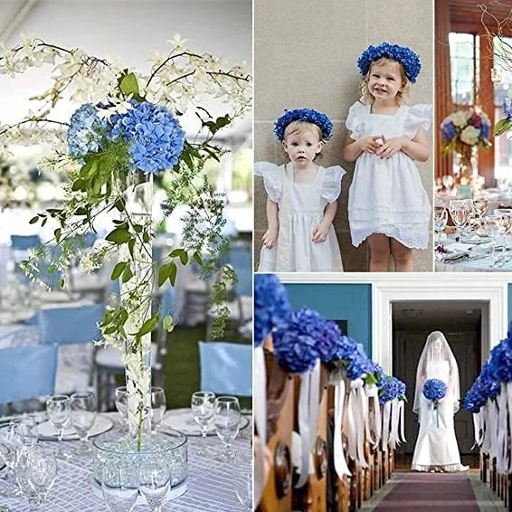 Piękne kwiaty✨ HOT STAMPING - 45% ZNIŻKI - sztuczne kwiaty hortensji do użytku na zewnątrz✨