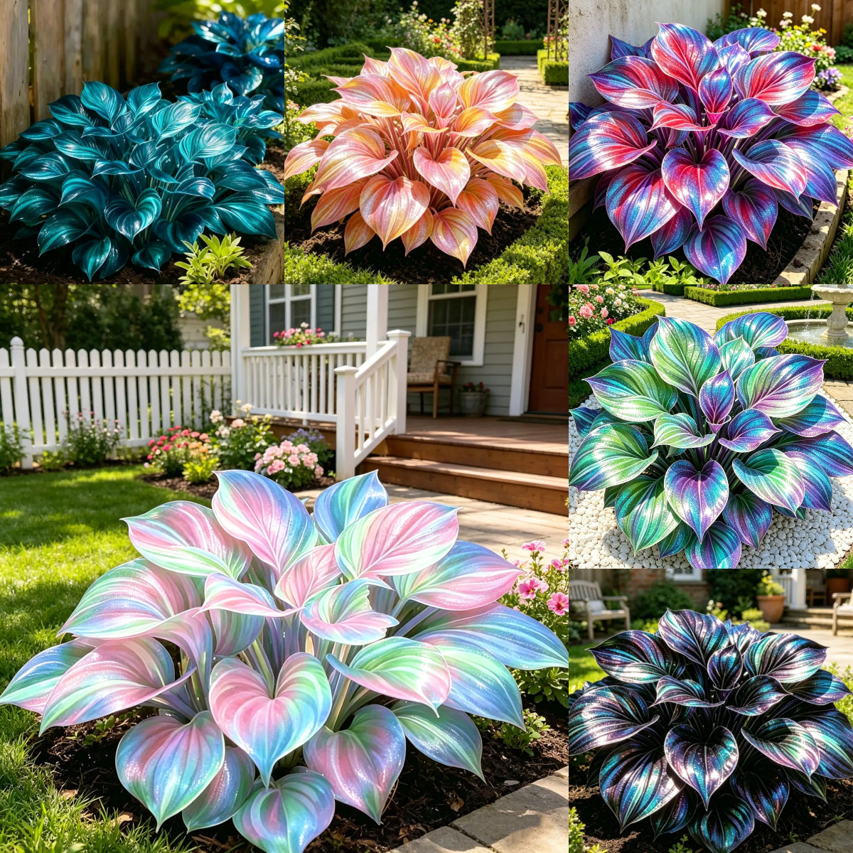 💎 Ritka, többszínű, opál hosta 🌿 Lenyűgöző lombozat, amely egész szezonban csillog