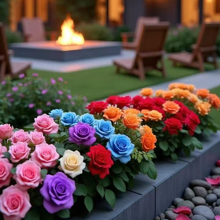 🔥Gorąca wyprzedaż - 49% TANIEJ🔥🌱Mieszane nasiona róż - bez GMO, łatwe w uprawie, piękne kwiaty wieloletnie