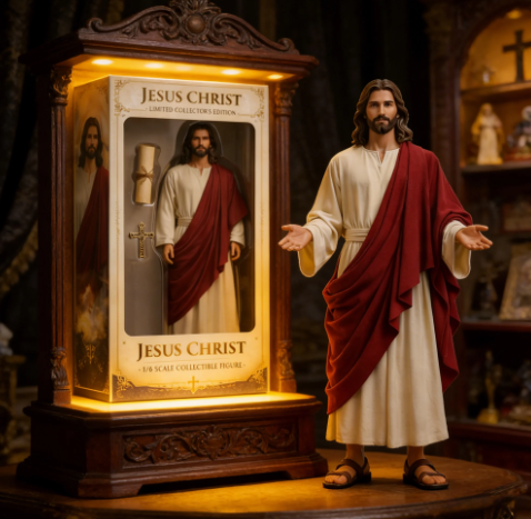 (🎁Utolsó nap 50% kedvezmény)🙏✝️Jézus Krisztus limitált gyűjtői kiadású figura 1/6 méretarányban